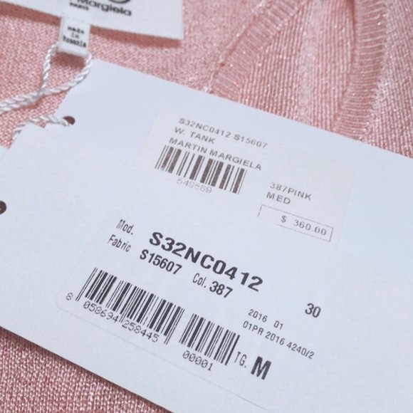 NWT MM6 MAISON MARGIELA Metallic Sleeveless Top - Picture 6 of 6